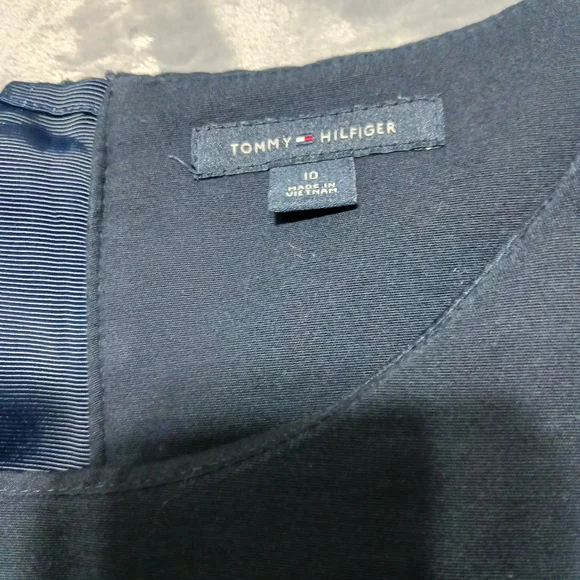 Tommy Hilfiger Navy and White Dress - Picture 2 of 10